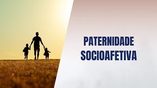 Paternidade socioafetiva [upl. by Gertrud]