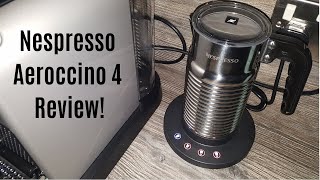 Nespresso Aeroccino 4 Milk Frother Review  Worth upgrading from the Aeroccino 3 [upl. by Nibla832]