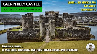 Caerphilly Castle  The Largest in Wales 2nd in Britain [upl. by Tdnerb]