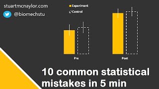 Ten Statistical Mistakes in 5 Min [upl. by Aileek]