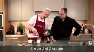 How to make a hot chocolate using an aerolatte milk frother [upl. by Ozen865]