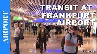 TRANSIT WALK AT FRANKFURT Airport FRA Terminal 1  Connection Flight Transfer Arriving amp Departing [upl. by Adhamh]