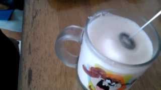 Aerolatte Review Frothing Cold Milk In Under 1 Minute [upl. by Alvita]